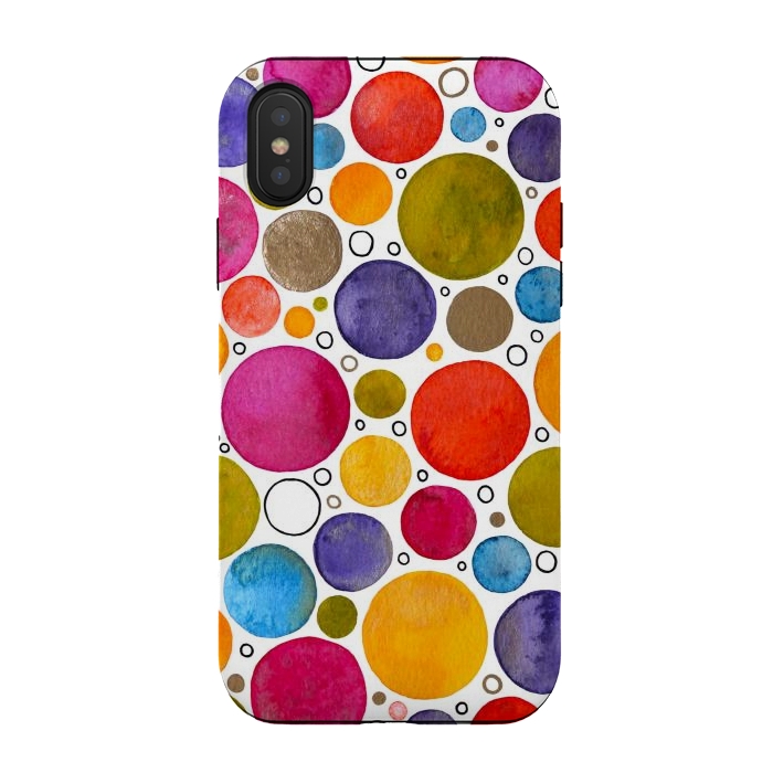 iPhone Xs / X StrongFit That's It, I'm Going Dotty by Paula Ohreen