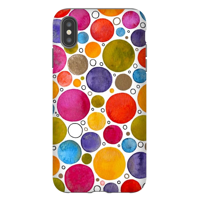 iPhone Xs Max StrongFit That's It, I'm Going Dotty by Paula Ohreen