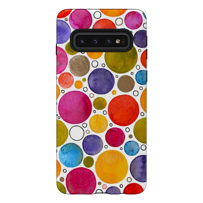 Galaxy S10 StrongFit That's It, I'm Going Dotty by Paula Ohreen