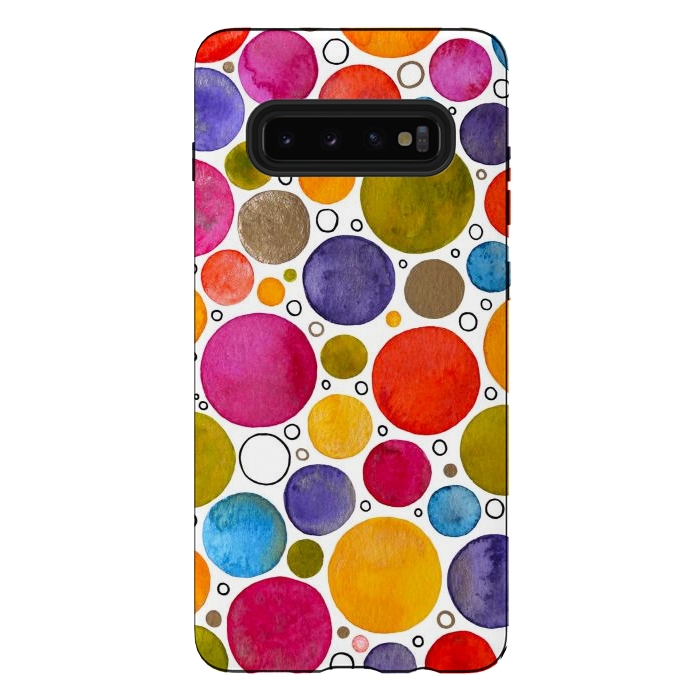 Galaxy S10 plus StrongFit That's It, I'm Going Dotty by Paula Ohreen