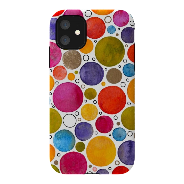 iPhone 11 StrongFit That's It, I'm Going Dotty by Paula Ohreen