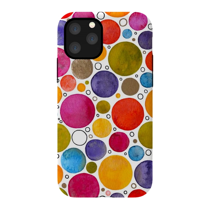 iPhone 11 Pro StrongFit That's It, I'm Going Dotty by Paula Ohreen