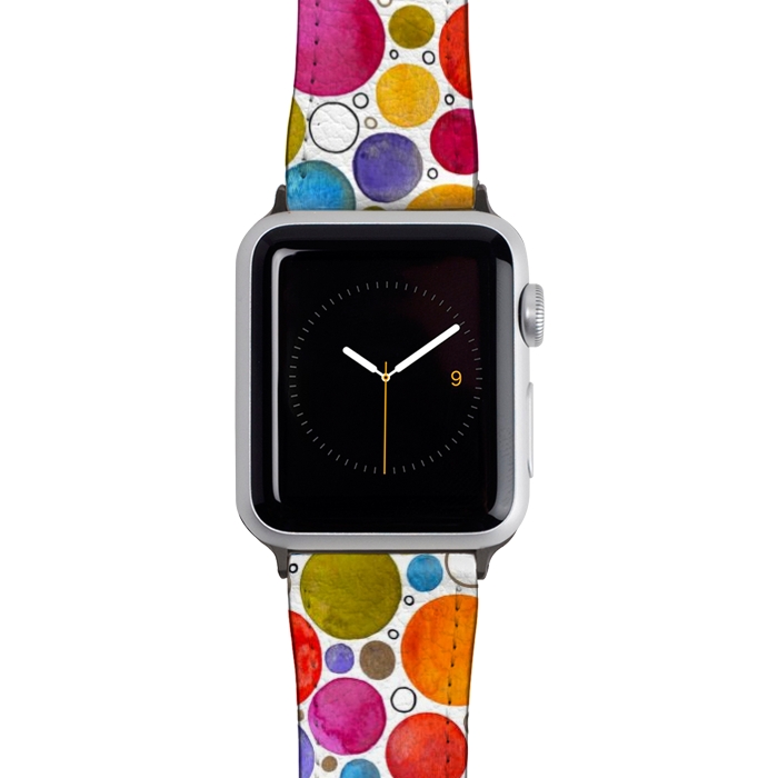 Watch 42mm / 44mm Strap PU leather That's It, I'm Going Dotty by Paula Ohreen