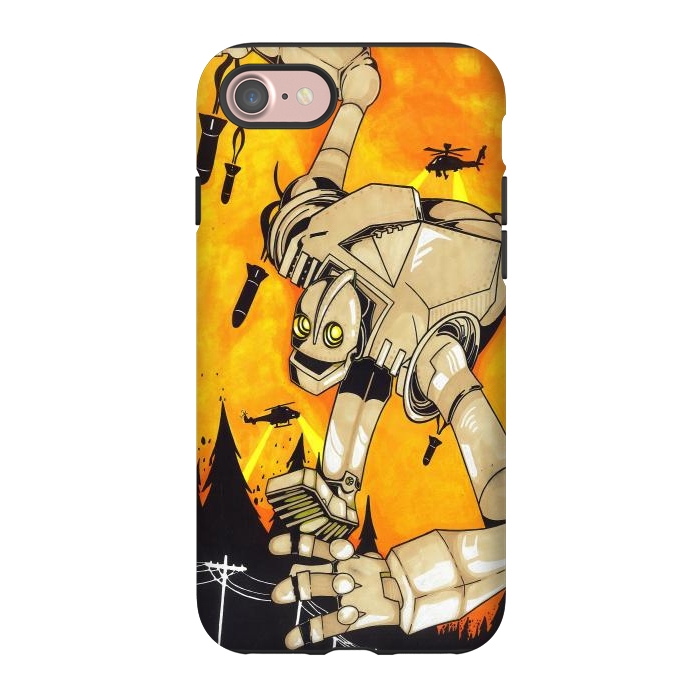iPhone 7 StrongFit The Iron Giant by Varo Lojo