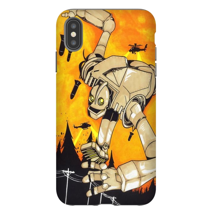 iPhone Xs Max StrongFit The Iron Giant by Varo Lojo