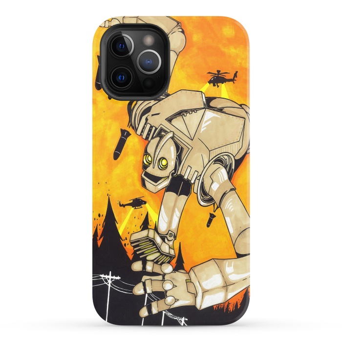 iPhone 12 Pro StrongFit The Iron Giant by Varo Lojo