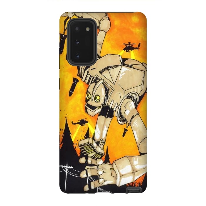 Galaxy Note 20 StrongFit The Iron Giant by Varo Lojo