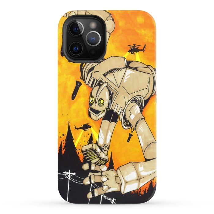iPhone 12 Pro Max StrongFit The Iron Giant by Varo Lojo