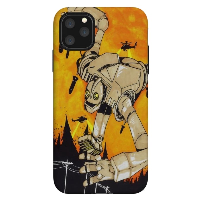 iPhone 11 Pro Max StrongFit The Iron Giant by Varo Lojo