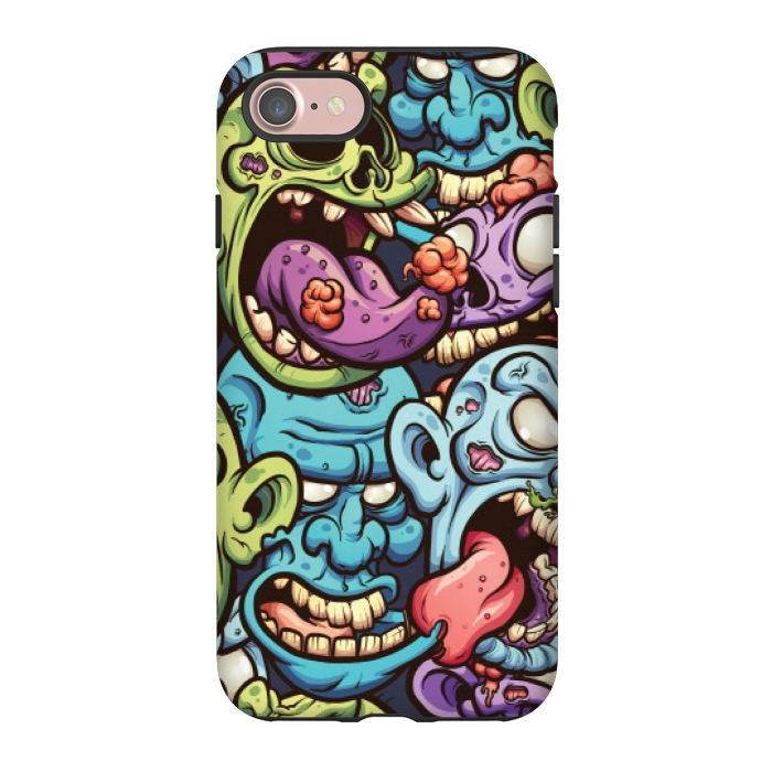 iPhone 7 StrongFit zombies love by MALLIKA