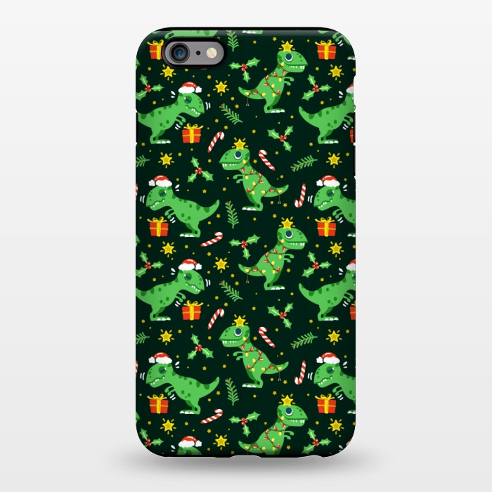 iPhone 6/6s plus StrongFit DINO CHRISTMAS LOVE by MALLIKA