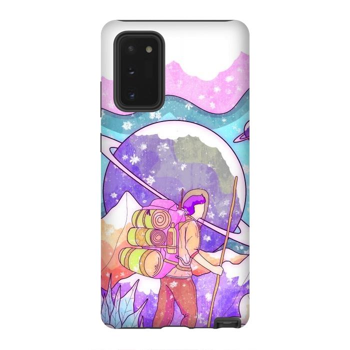 Galaxy Note 20 StrongFit The winter space pilgrim by Steve Wade (Swade)