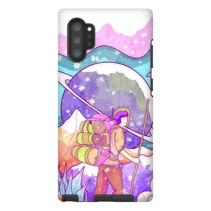 Galaxy Note 10 plus StrongFit The winter space pilgrim by Steve Wade (Swade)