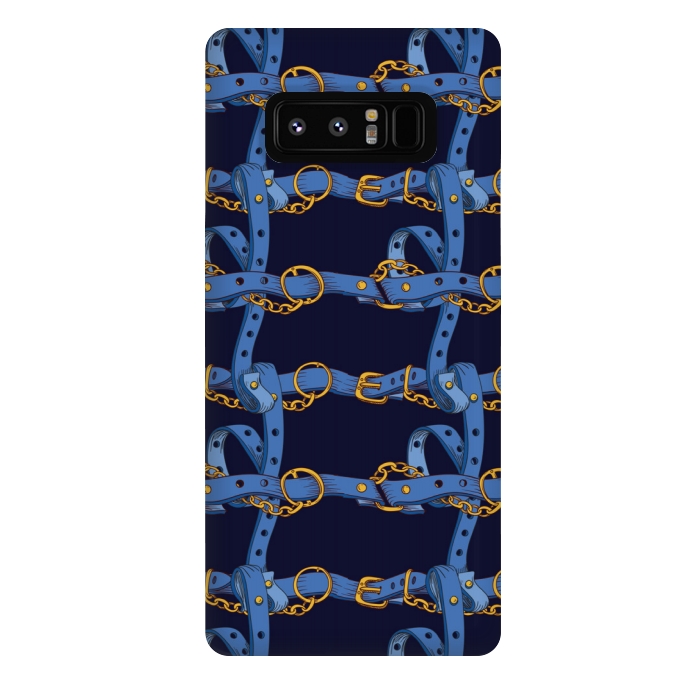 Galaxy Note 8 StrongFit blue chain love by MALLIKA