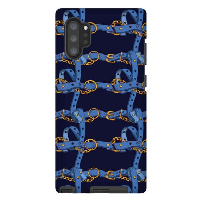 Galaxy Note 10 plus StrongFit blue chain love by MALLIKA