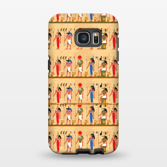 Galaxy S7 EDGE StrongFit tribal african love by MALLIKA