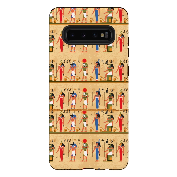 Galaxy S10 plus StrongFit tribal african love by MALLIKA