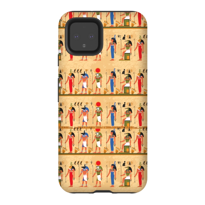 Pixel 4 StrongFit tribal african love by MALLIKA