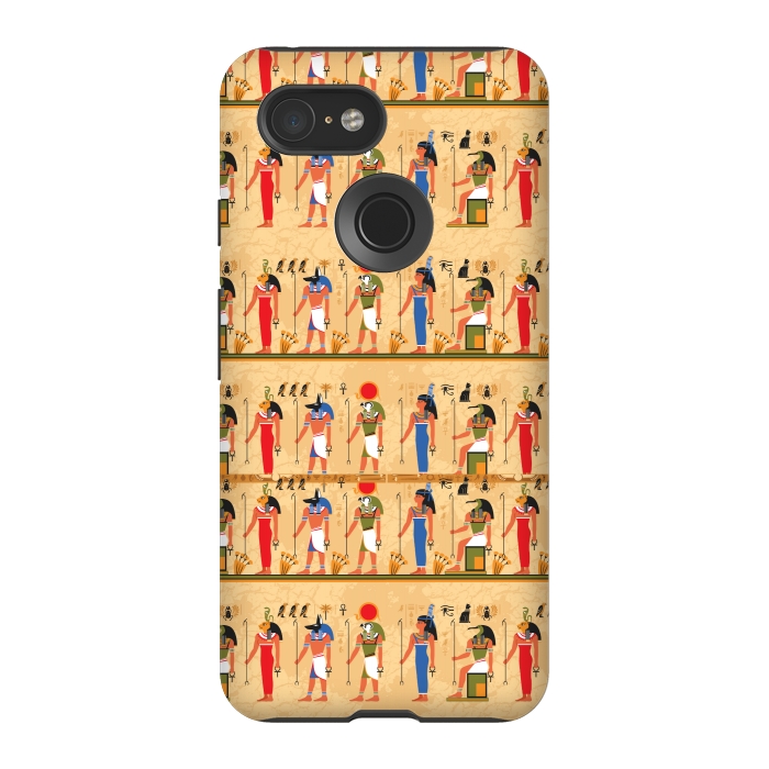Pixel 3 StrongFit tribal african love by MALLIKA