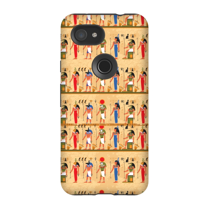 Pixel 3A StrongFit tribal african love by MALLIKA