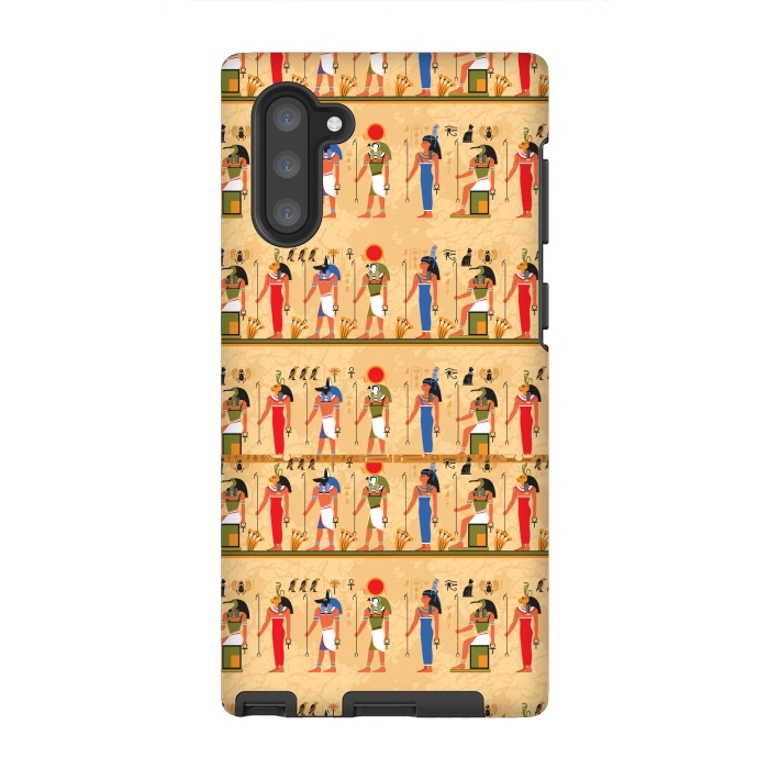 Galaxy Note 10 StrongFit tribal african love by MALLIKA