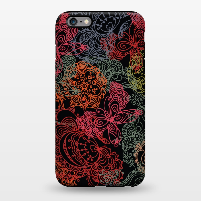 iPhone 6/6s plus StrongFit pretty butterfly pattern by MALLIKA