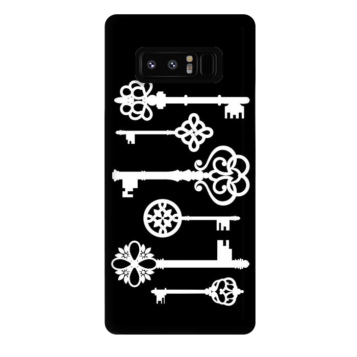 Galaxy Note 8 StrongFit Black Keys by Martina