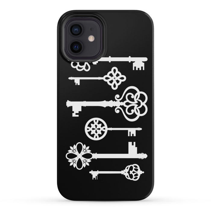 iPhone 12 mini StrongFit Black Keys by Martina
