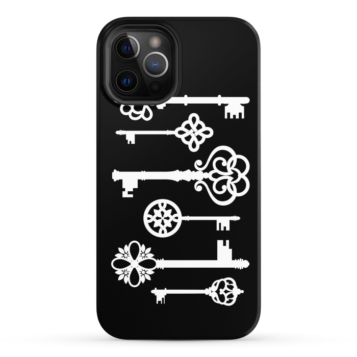 iPhone 12 Pro StrongFit Black Keys by Martina