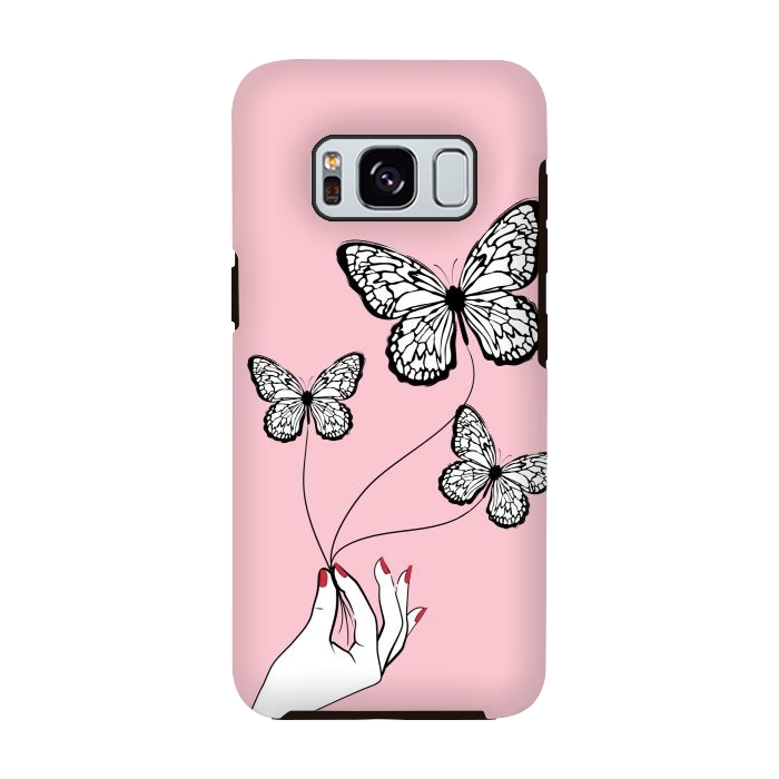 Galaxy S8 StrongFit Butterfly Game by Martina