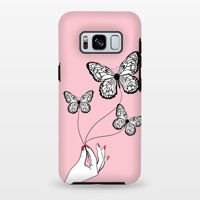 Galaxy S8 plus StrongFit Butterfly Game by Martina