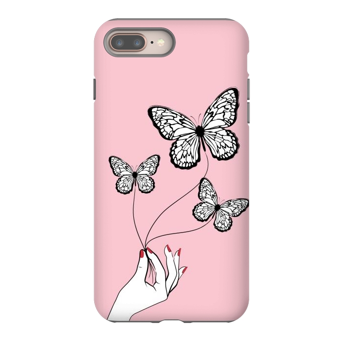 iPhone 8 plus StrongFit Butterfly Game by Martina
