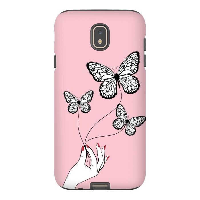 Galaxy J7 StrongFit Butterfly Game by Martina