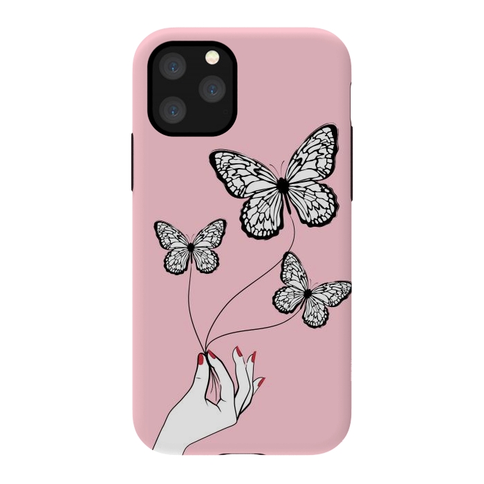 iPhone 11 Pro StrongFit Butterfly Game by Martina