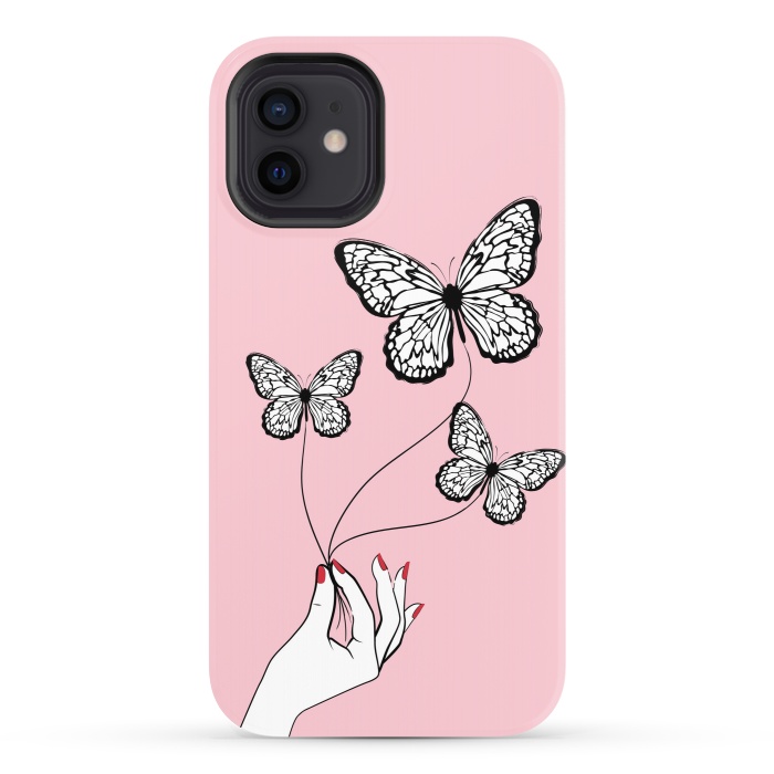 iPhone 12 StrongFit Butterfly Game by Martina