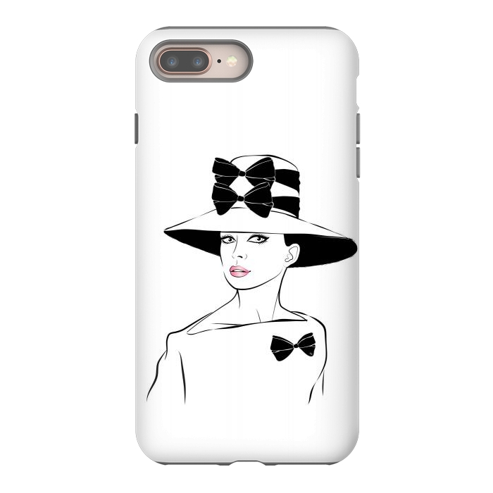 iPhone 7 plus StrongFit Elegant Lady Audrey by Martina