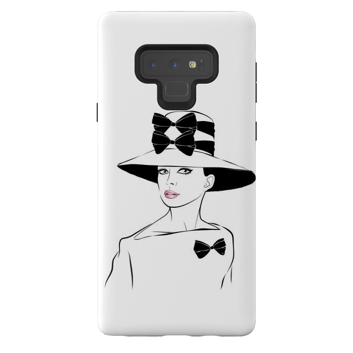 Galaxy Note 9 StrongFit Elegant Lady Audrey by Martina