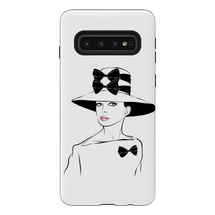 Galaxy S10 StrongFit Elegant Lady Audrey by Martina