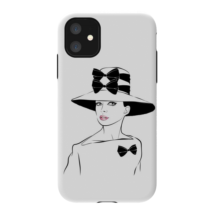iPhone 11 StrongFit Elegant Lady Audrey by Martina