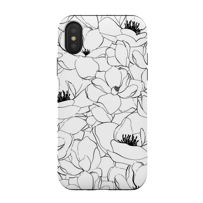 iPhone Xs / X StrongFit Magnolias by Martina