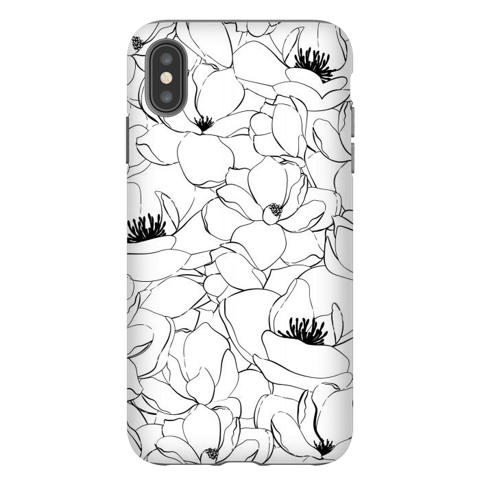 iPhone Xs Max StrongFit Magnolias by Martina