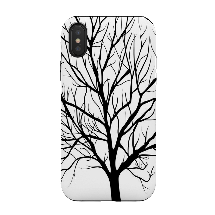 iPhone Xs / X StrongFit Winter Tree by Martina