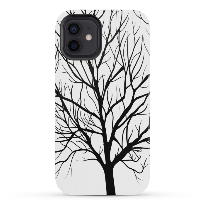 iPhone 12 mini StrongFit Winter Tree by Martina