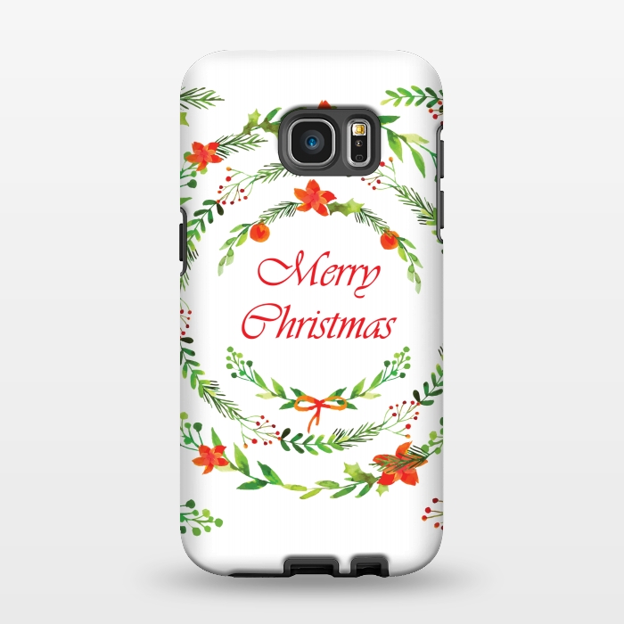 Galaxy S7 EDGE StrongFit merry christmas by MALLIKA