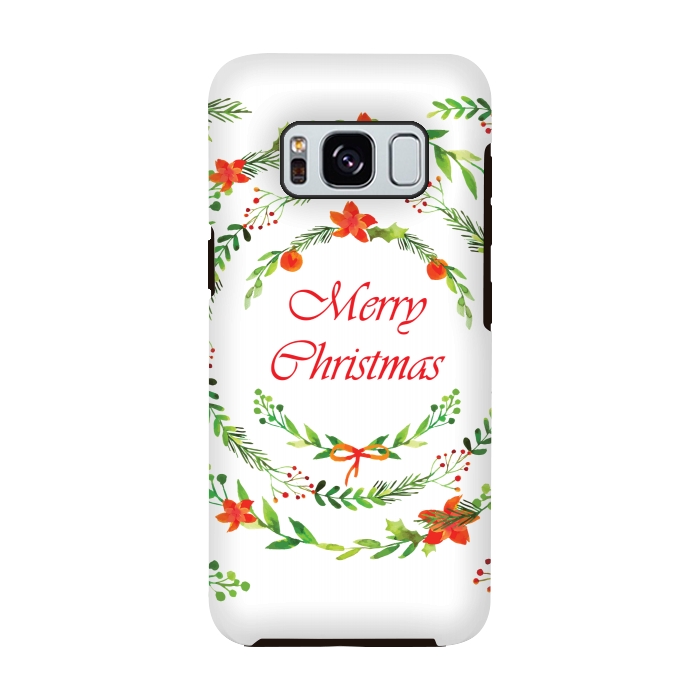 Galaxy S8 StrongFit merry christmas by MALLIKA