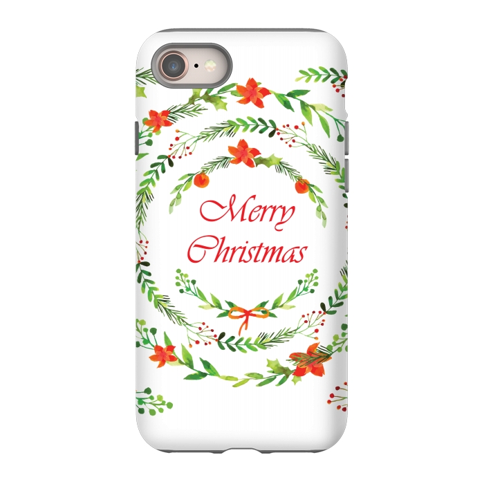iPhone 8 StrongFit merry christmas by MALLIKA