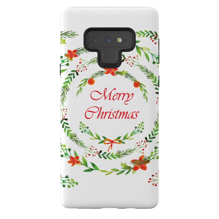 Galaxy Note 9 StrongFit merry christmas by MALLIKA