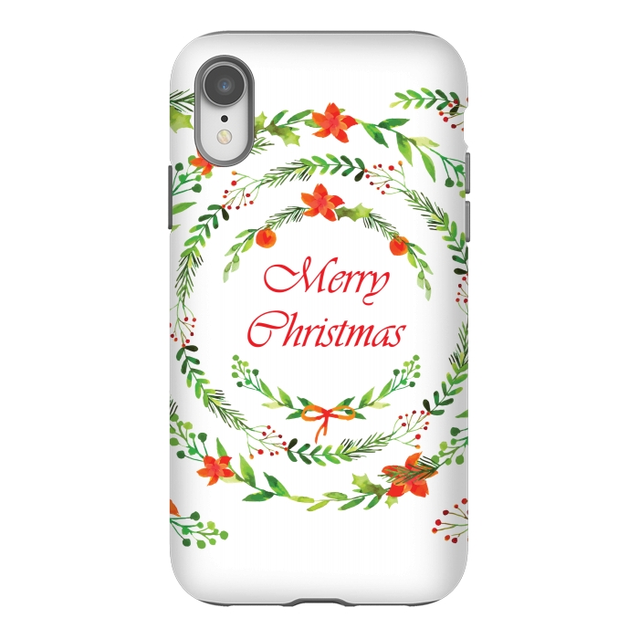 iPhone Xr StrongFit merry christmas by MALLIKA