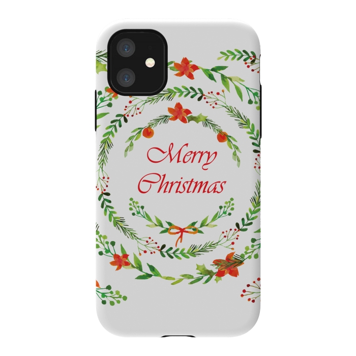 iPhone 11 StrongFit merry christmas by MALLIKA
