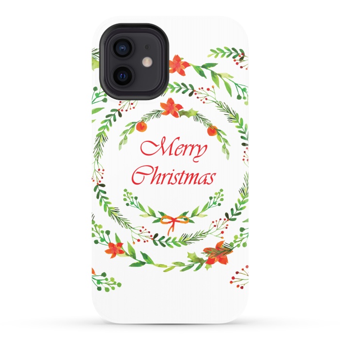 iPhone 12 StrongFit merry christmas by MALLIKA